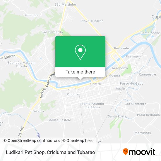 Mapa Ludikari Pet Shop