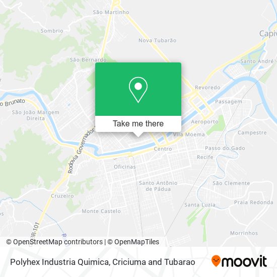 Mapa Polyhex Industria Quimica