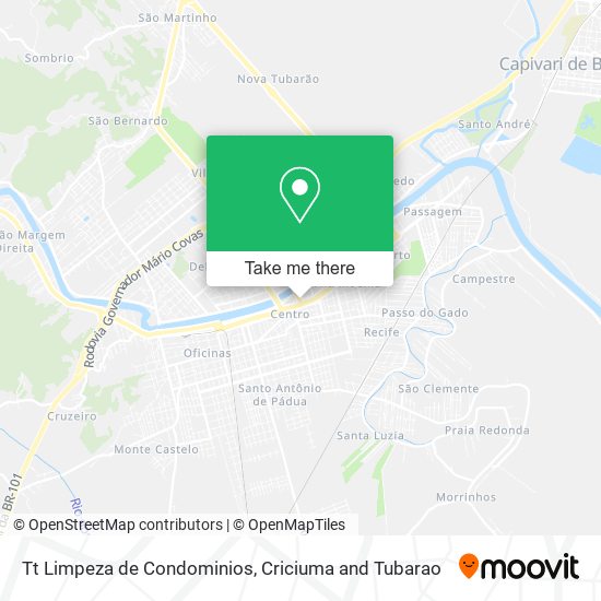 Tt Limpeza de Condominios map