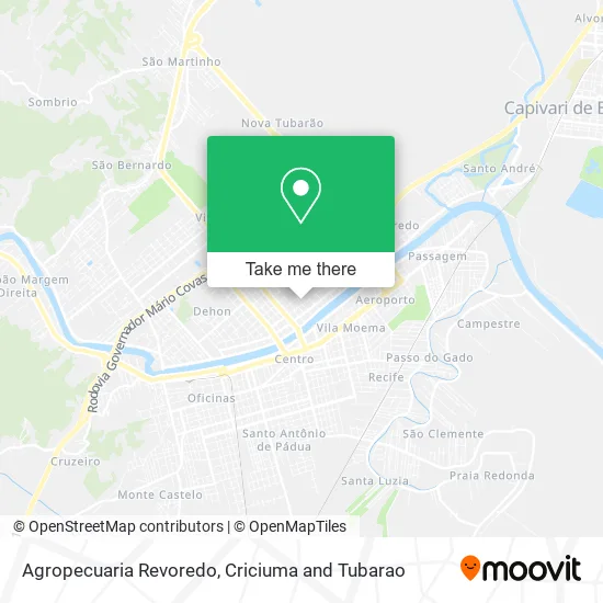 Agropecuaria Revoredo map