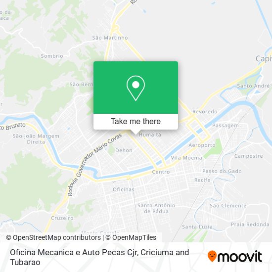 Oficina Mecanica e Auto Pecas Cjr map