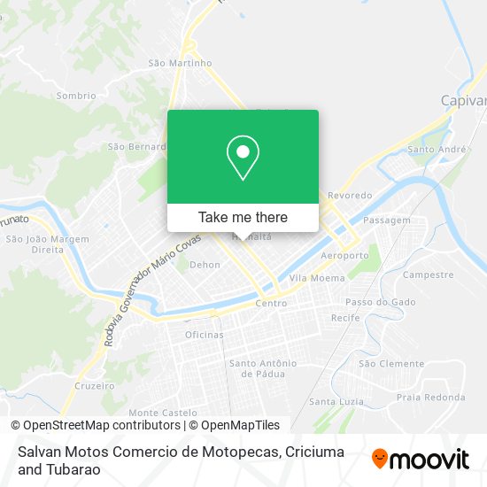 Salvan Motos Comercio de Motopecas map
