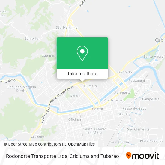 Rodonorte Transporte Ltda map