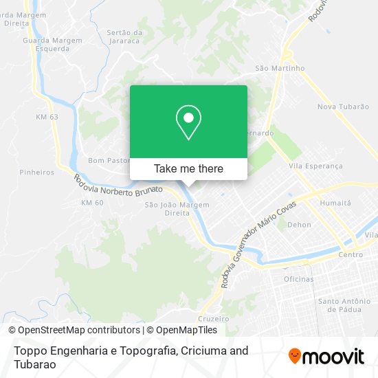Toppo Engenharia e Topografia map