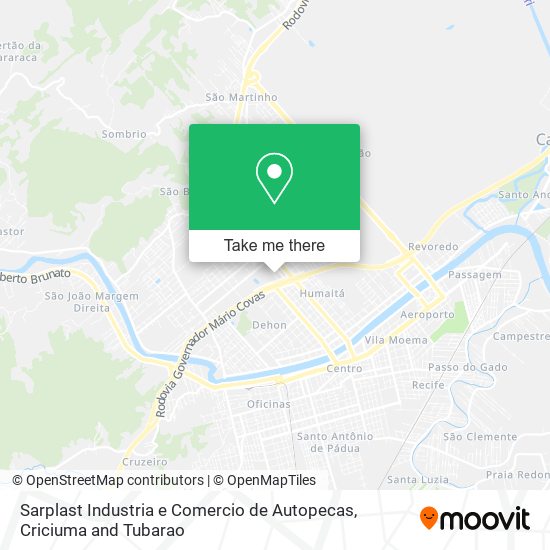 Sarplast Industria e Comercio de Autopecas map