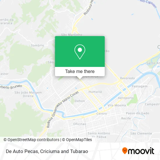 De Auto Pecas map