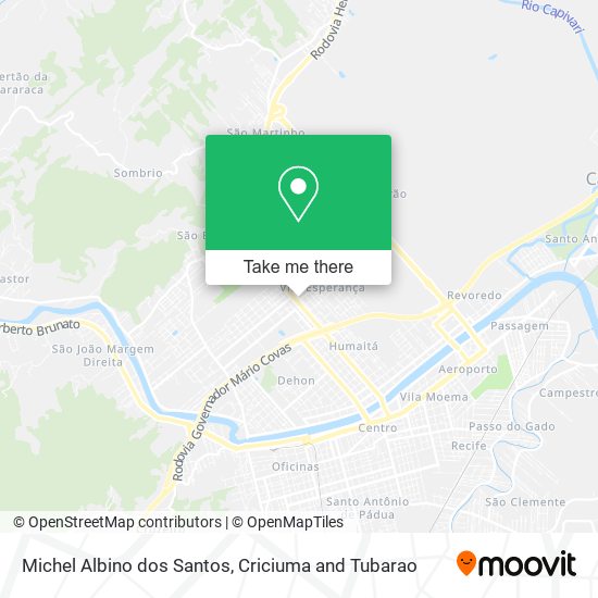 Mapa Michel Albino dos Santos