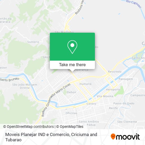 Mapa Moveis Planejar IND e Comercio