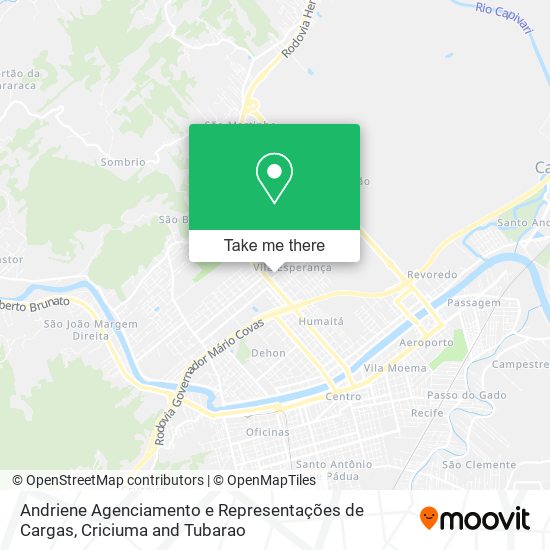 Andriene Agenciamento e Representações de Cargas map