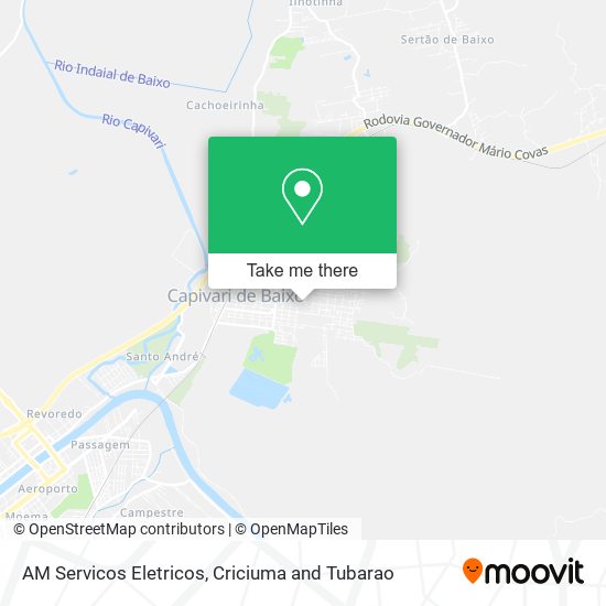 AM Servicos Eletricos map