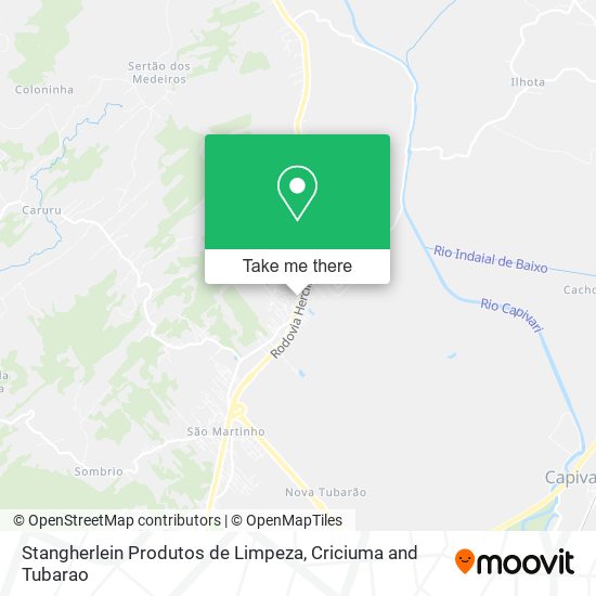 Mapa Stangherlein Produtos de Limpeza