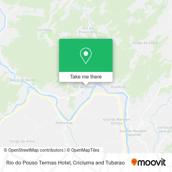 Rio do Pouso Termas Hotel map
