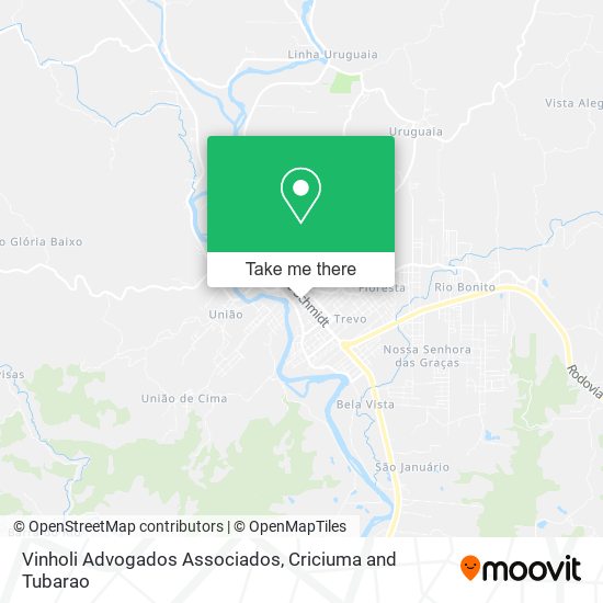 Vinholi Advogados Associados map