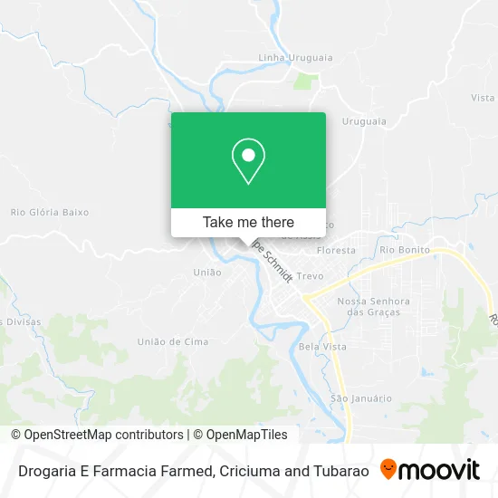 Drogaria E Farmacia Farmed map