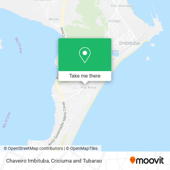 Chaveiro Imbituba map