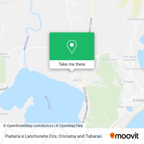 Padaria e Lanchonete Cris map
