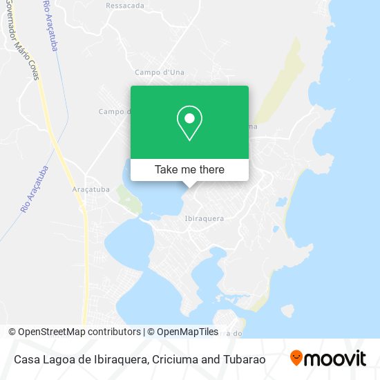 Casa Lagoa de Ibiraquera map