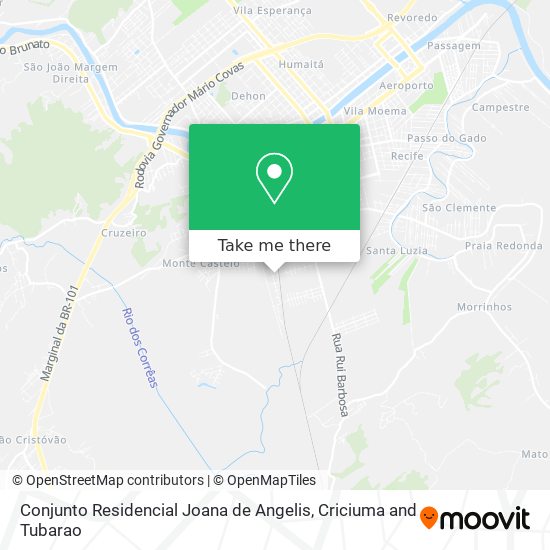 Conjunto Residencial Joana de Angelis map