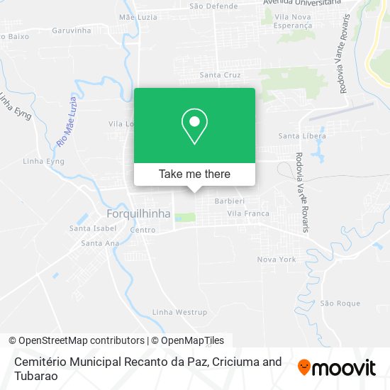 Cemitério Municipal Recanto da Paz map
