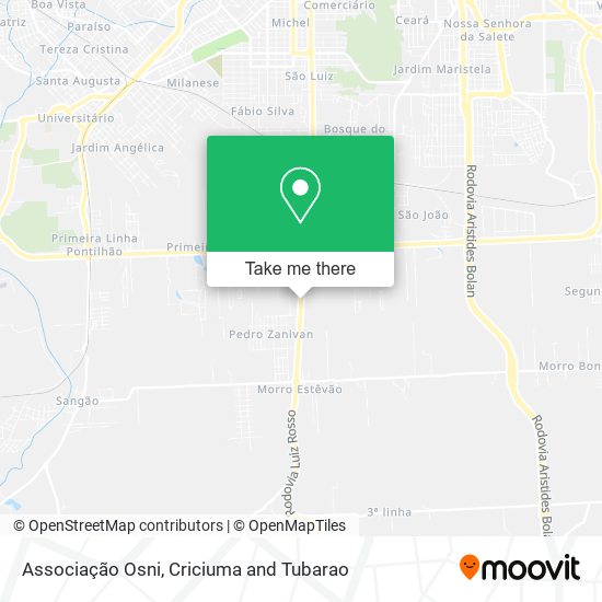 Associação Osni map