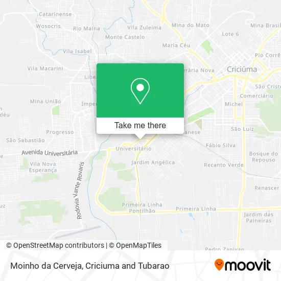 Moinho da Cerveja map