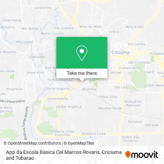 App da Escola Básica Cel Marcos Rovaris map