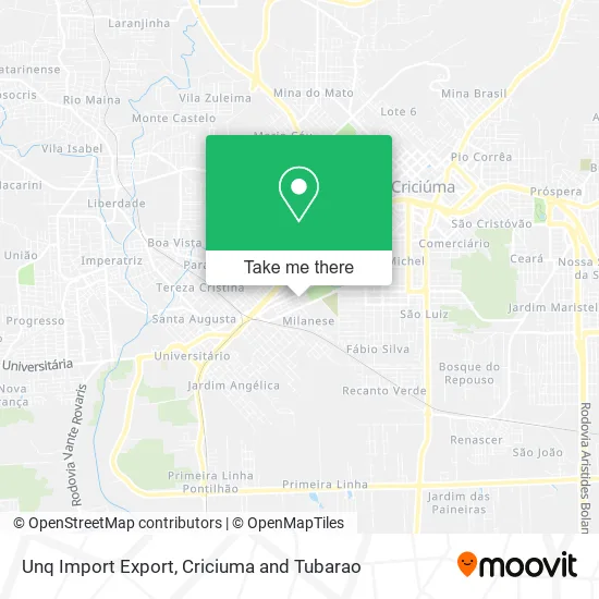 Unq Import Export map