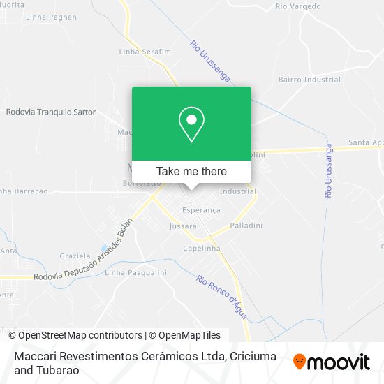 Maccari Revestimentos Cerâmicos Ltda map