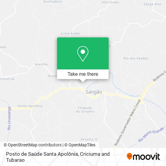 Posto de Saúde Santa Apolônia map