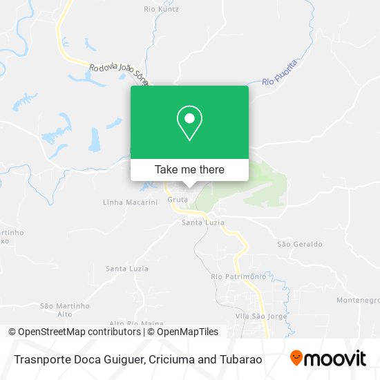 Trasnporte Doca Guiguer map