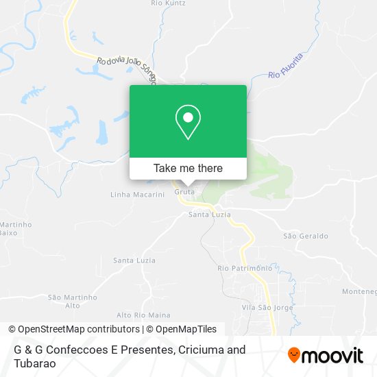 G & G Confeccoes E Presentes map