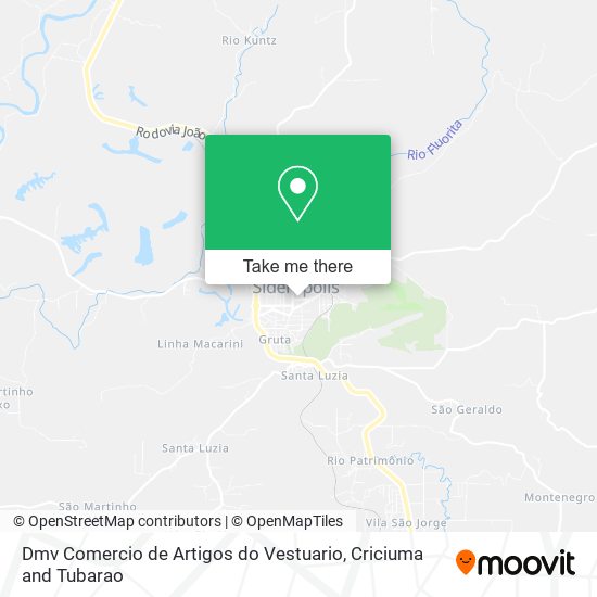 Dmv Comercio de Artigos do Vestuario map