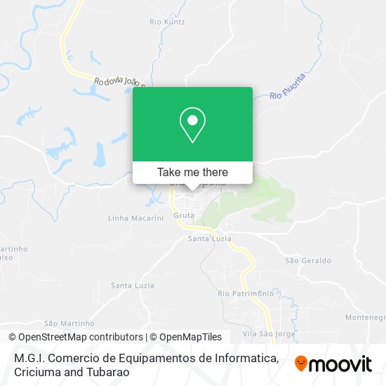 M.G.I. Comercio de Equipamentos de Informatica map