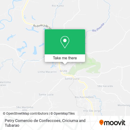 Petry Comercio de Confeccoes map