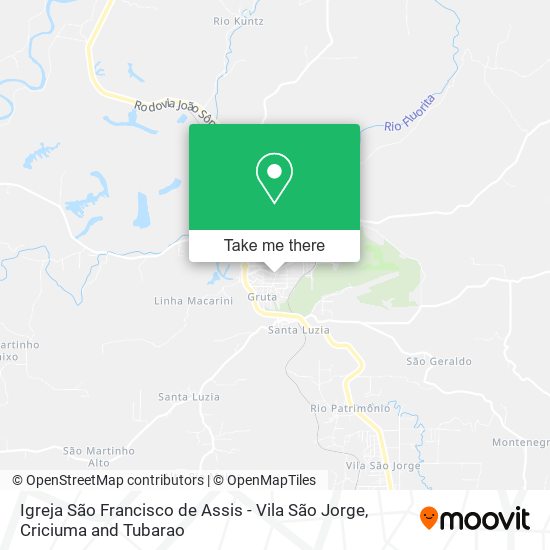 Igreja São Francisco de Assis - Vila São Jorge map