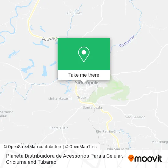 Planeta Distribuidora de Acessorios Para a Celular map