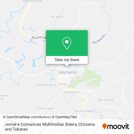 Mapa Jornal e Comunicao Multimidias Sidera