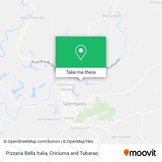 Pizzaria Bella Italia map