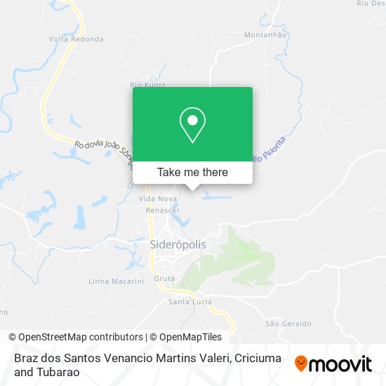 Mapa Braz dos Santos Venancio Martins Valeri