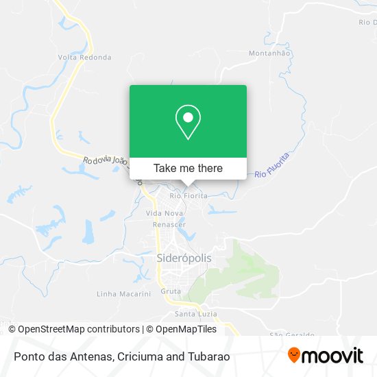 Ponto das Antenas map