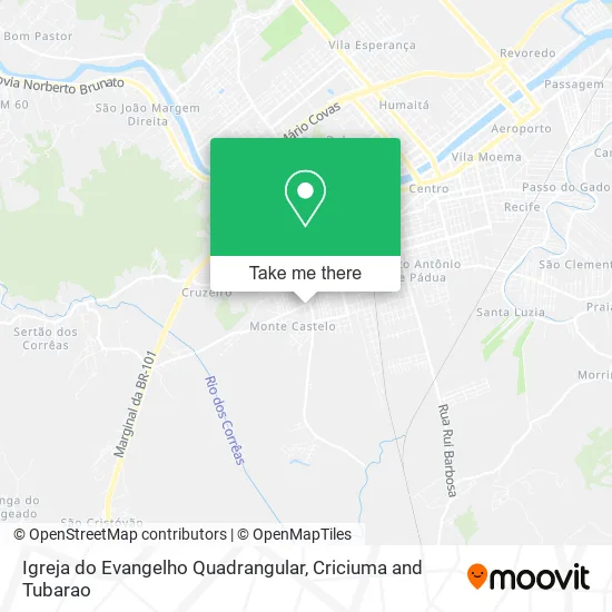 Igreja do Evangelho Quadrangular map