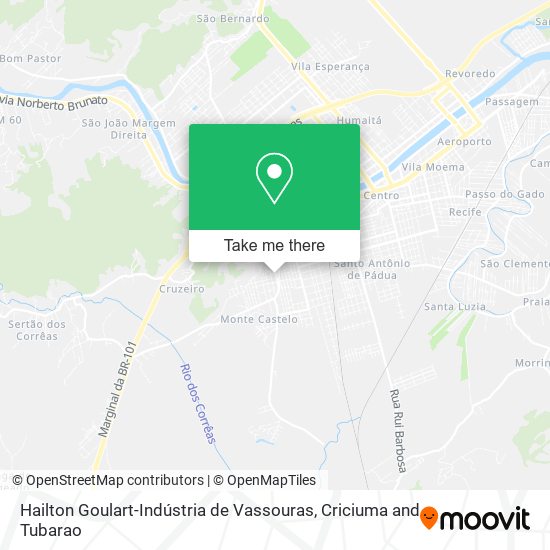 Hailton Goulart-Indústria de Vassouras map