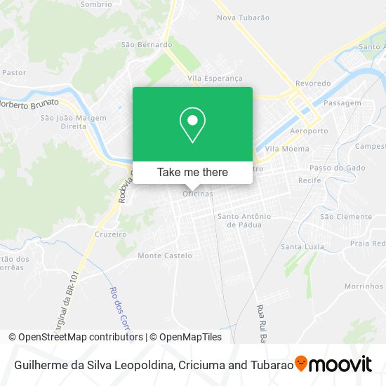 Mapa Guilherme da Silva Leopoldina