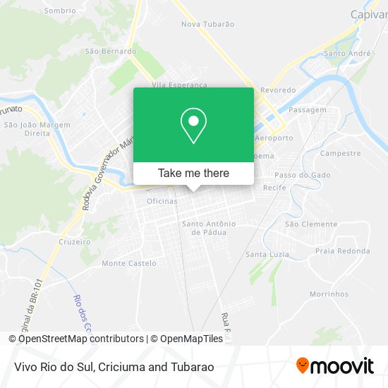 Vivo Rio do Sul map