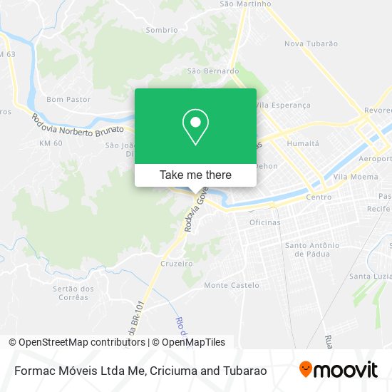 Formac Móveis Ltda Me map