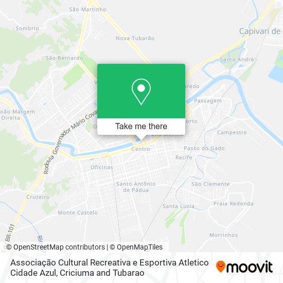 Associação Cultural Recreativa e Esportiva Atletico Cidade Azul map