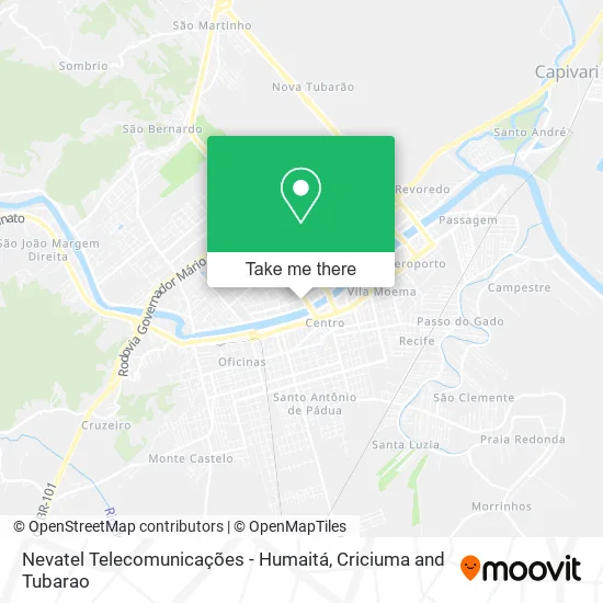 Nevatel Telecomunicações - Humaitá map