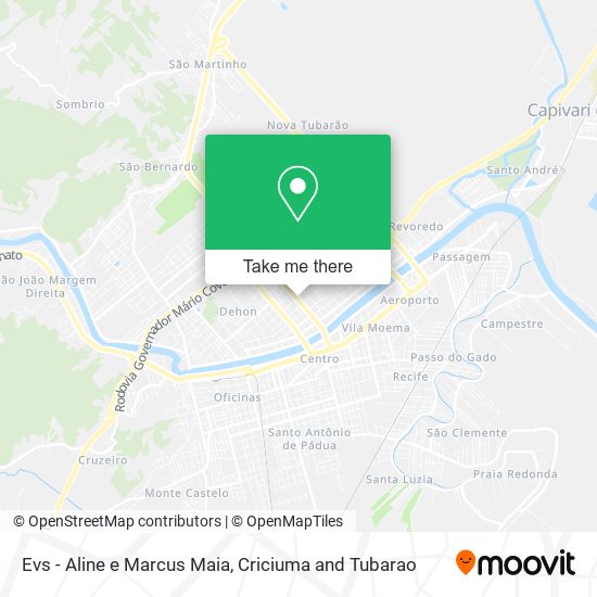 Evs - Aline e Marcus Maia map