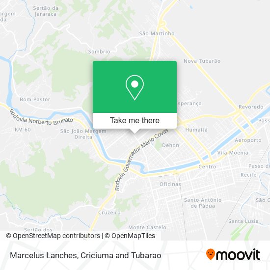 Marcelus Lanches map