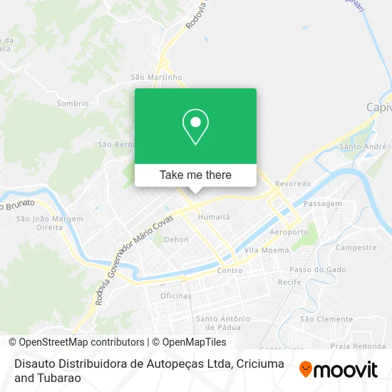 Disauto Distribuidora de Autopeças Ltda map